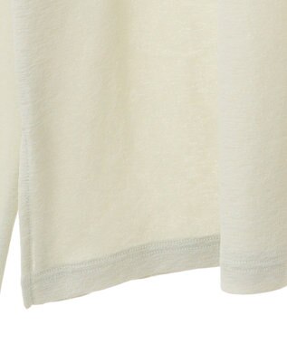 Green Parks シアー切替長袖プルオーバー Lime Green