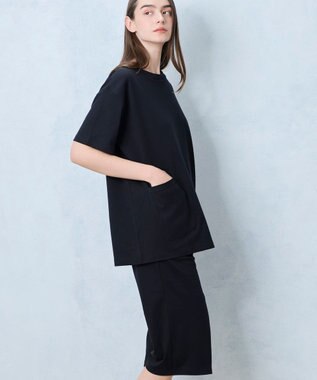 une nana cool 【綿100％】なめらかシルケットスムース半袖パジャマ MADE WITH LIBERTY FABRIC BL