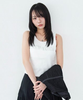 WEGO 【カップ付き】グラフィックカップインタンク 柄5