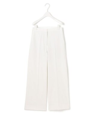 ICB 【接触冷感・UVカット・透け防止・吸水速乾・洗える】 シェルタリングドライオックス ワイドパンツ オフホワイト系