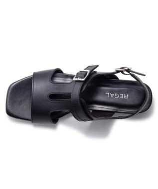 REGAL FOOT COMMUNITY 【リーガルレディース】F01S フラットサンダル ブラック