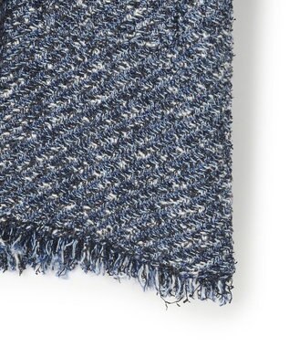 ICB 【ドラマ「続・続・最後から二番目の恋」着用】 デニムライクツィード ニットジャケット デニム系