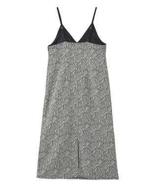 CRAFT STANDARD BOUTIQUE ゼブラ柄キャミワンピース Gray