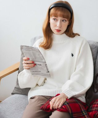 WEGO U.S POLO ASSN.ハイネックセーター オフホワイト