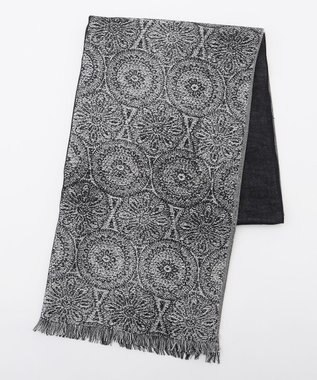 新柄【上質素材】シルクカシミヤ　ブックストール / モスクパターンストール