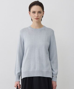 ICB L 【先行予約】 グロッシーペーパーブレンド クルーネックプルオーバー