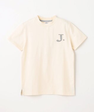 J.PRESS KIDS 【140-170cm】J.エンブロイダリーバックプリント Ｔシャツ オフホワイト系