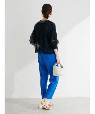 Green Parks ・ＥＬＥＮＣＡＲＥ　ＤＵＥ　２ｗａｙメッシュカーディガン Black