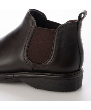 ing <ing>【サスティナブル】【2WAY】【3E】サイドゴアブーツ ダークブラウン