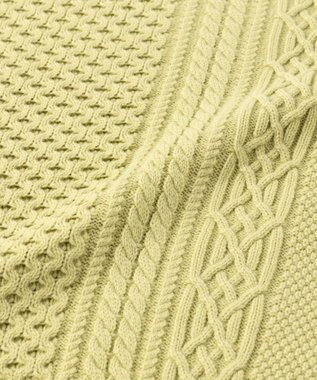 UNFILO アランパターンニット ピスタチオ