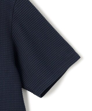 JOSEPH HOMME 新型【オリジナル素材/シワになりにくい】ライトタックジャージー　ポロシャツ ネイビー系