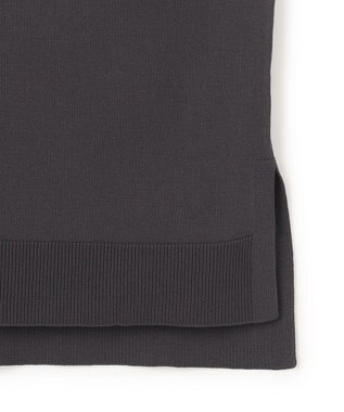 UNFILO スゴ機能美ニット ロゴジャガード チャコールベース