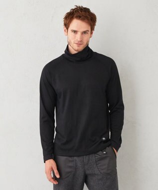 JOSEPH ABBOUD MOUNTAIN 【UNISEX】ウォッシャブルウールタートルネック ブラック系