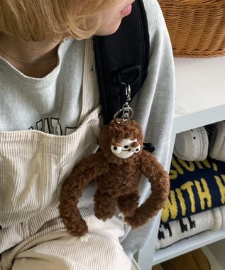 WEGO でかおめめなまけものぬいぐるみキーホルダー