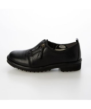 ing <ing>【サスティナブル】サイドファスナーデザインシューズ ブラック