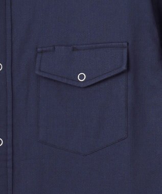 J.PRESS MEN シャツブルゾン ネイビー系