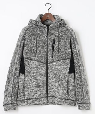 JOSEPH ABBOUD MOUNTAIN 【UNISEX】ランダムスラブリップ パーカー グレー系