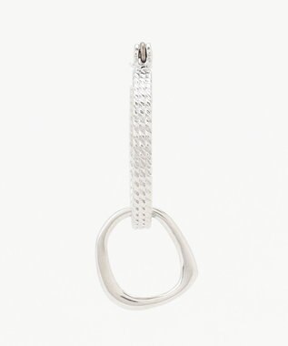 ICB チェーンフープピアス シルバー