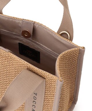 TOCCA 【WEB＆一部店舗限定】DANCING TOCCA SQUARE SUMMER TOTE かごバッグ ベージュ系