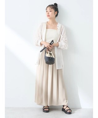 earth music&ecology ウ゛ィンテージボタンフロントポケットシャツ White