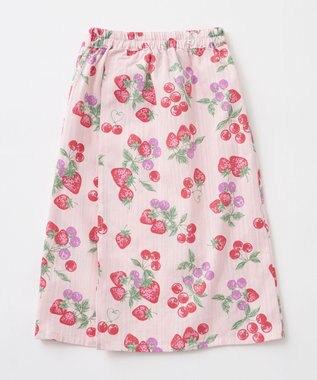 ANY KIDS ロング丈 浴衣 セット ピンク×イチゴ