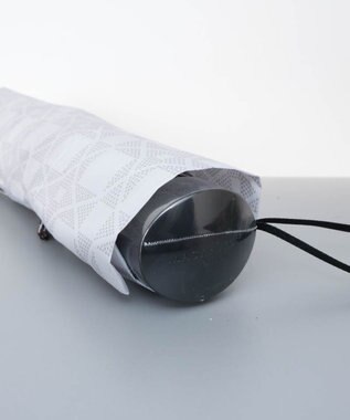 AURORA 【MACKINTOSH LONDON（マッキントッシュ ロンドン）】アンドリュー柄雨傘（折りたたみ傘） シルバーグレー