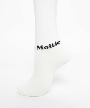 WEGO Moitieロゴショートソックス ホワイト