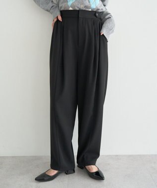 earth music&ecology タックコクーンパンツ