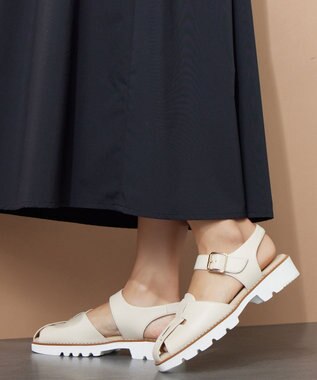 ASICS WALKING ペダラ ソフトラギッドサンダル レディース 2E ベージュ系