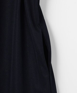 ANY L シャツコンビワンピース ネイビー