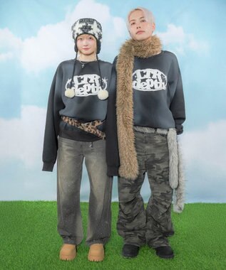 WEGO 【ユニセックス着用ITEM】サークルロゴプルオーバー ブラックその他