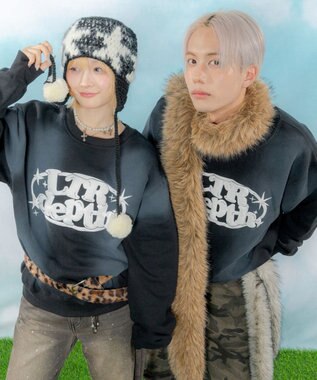 WEGO 【ユニセックス着用ITEM】サークルロゴプルオーバー ブラックその他