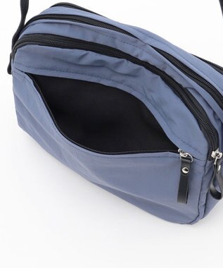 LA BAGAGERIE 【MONICA】フロントポケットショルダーバッグ ダークブルー