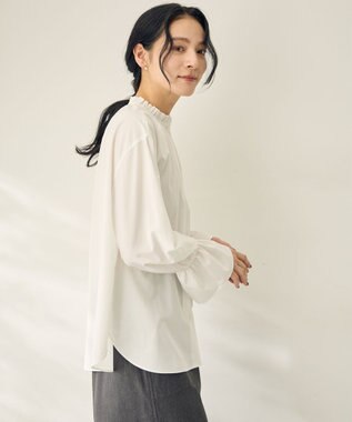 ANY L エニィファンクションハイネックブラウス オフ