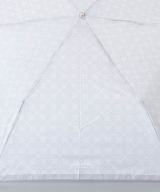 AURORA 【MACKINTOSH LONDON（マッキントッシュ ロンドン）】アンドリュー柄雨傘（折りたたみ傘） シルバーグレー