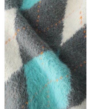 AMERICAN HOLIC バイパチアーガイルニットプルオーバー Gray Mixture