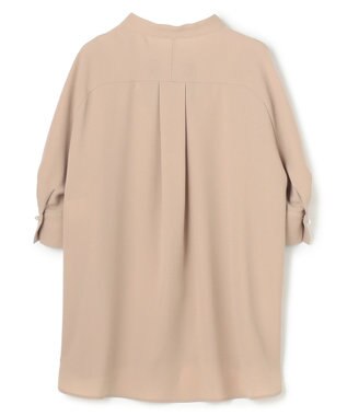 BEIGE， FLEUR / バックサテン プルオーバーブラウス Beige