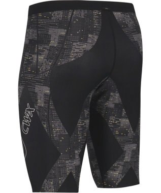 CW-X 【MEN】 CW-X メンズ スポーツタイツ ハーフ(ひざ上丈) 下半身サポート(股関節・腰・おしり・ふともも) マラソン 球技 HZO695 /ワコール シルバーグレー