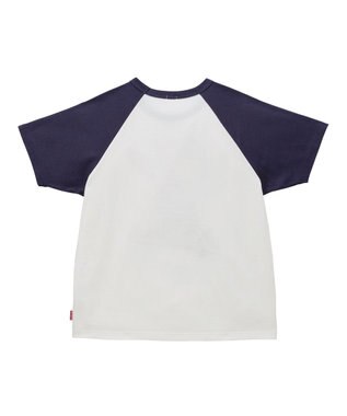 MIKI HOUSE HOT BISCUITS 【家族でおそろい】【155-185cm】ベースボールデザイン(大人用) ラグラン半袖Tシャツ 紺