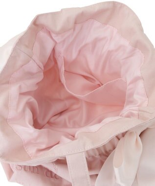 Maison de FLEUR EC限定 キャンバスダブルリボントートバッグ Light Blue