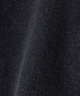 earth music&ecology フリンジロゴデニムショートパンツ Black