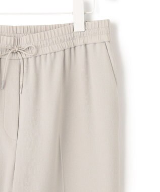 ICB 【WEB限定・洗える】BackSatinGeorgette ドロストパンツ ベージュ系