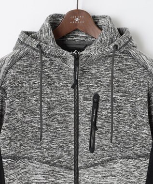 JOSEPH ABBOUD MOUNTAIN 【UNISEX】ランダムスラブリップ パーカー グレー系