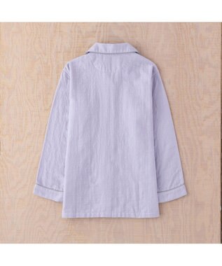 UCHINO マシュマロガーゼパイピングレディスパジャマ ダークブラウン