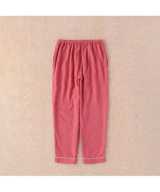 UCHINO マシュマロガーゼパイピングレディスパジャマ ダークブラウン