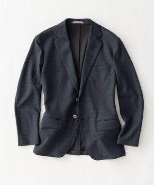 GOTAIRIKU 2年連続売上NO1【吸水速乾/ウォッシャブル/ストレッチ】ノルマンディーリネン カーディガンジャケット(25年モデル) ネイビー(NEW/フラップポケット)