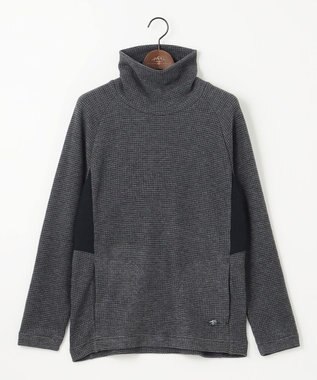 JOSEPH ABBOUD MOUNTAIN 【吸湿発熱/蓄熱保温/】 ソフトウォームワッフルタートル プルオーバー カットソー グレー系