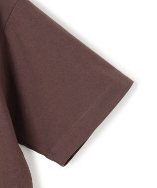 J.PRESS YORK STREET 【UNISEX】サイドスリット Tシャツ ダークブラウン系