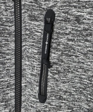 JOSEPH ABBOUD MOUNTAIN 【UNISEX】ランダムスラブリップ パーカー グレー系