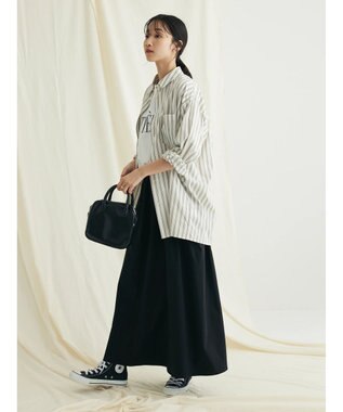 CRAFT STANDARD BOUTIQUE レギュラーカラーシャツ Stripe Ivory